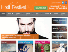 Tablet Screenshot of holtfestival.org